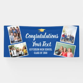 Abschluss-Fotosammlungs-Glückwunsch für alle Farbe Banner