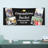 Abschluss-Fotosammlungs-Glückwunsch für alle Farbe Banner (Messe)