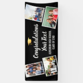 Abschluss-Fotosammlungs-Glückwunsch für alle Farbe Banner (Vertikal)