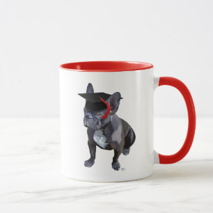 Abschluss-französische Bulldogge Tasse