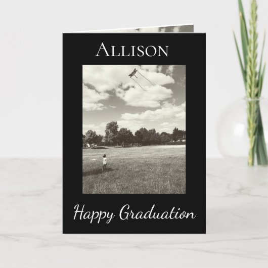 Abschluss Frauen folgen Ihren Träumen Verse Karte (Vorderseite)