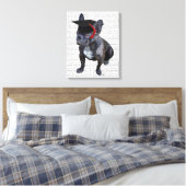 Abschluss French Bulldog Leinwanddruck (Insitu (Schlafzimmer))