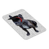 Abschluss French Bulldog Magnet (Rechte Seite)