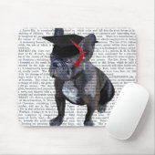 Abschluss French Bulldog Mousepad (Mit Mouse)