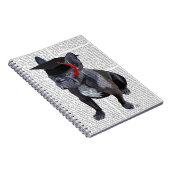 Abschluss French Bulldog Notizblock (Rechte Seite)