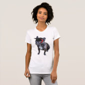 Abschluss French Bulldog T-Shirt (Vorne ganz)