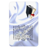 Abschluss Friend Gedicht Magnet (Vertikal)