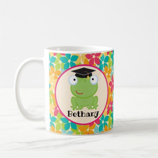 Abschluss Frog Grad Geschenk Idee Kaffee Tasse (Links)