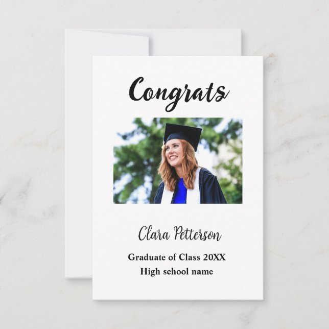 Abschluss fügen Name-Klasse von 20xx-Glückwünschen (Vorderseite)