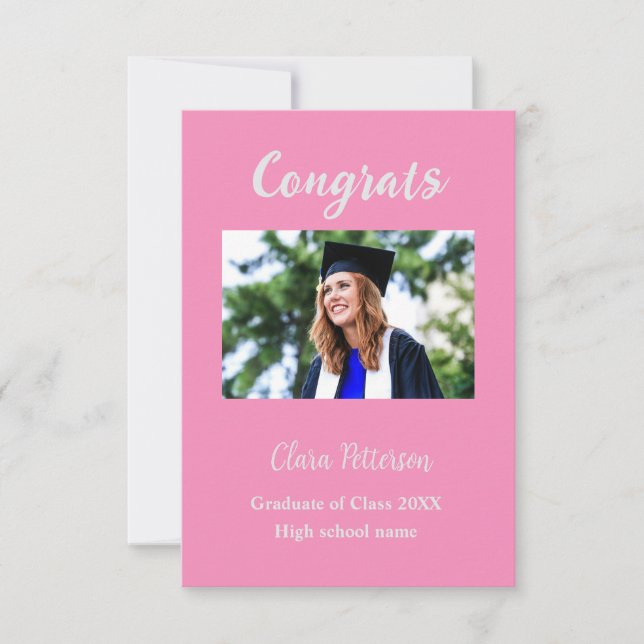 Abschluss fügen Name-Klasse von 20xx-Glückwünschen (Vorderseite)