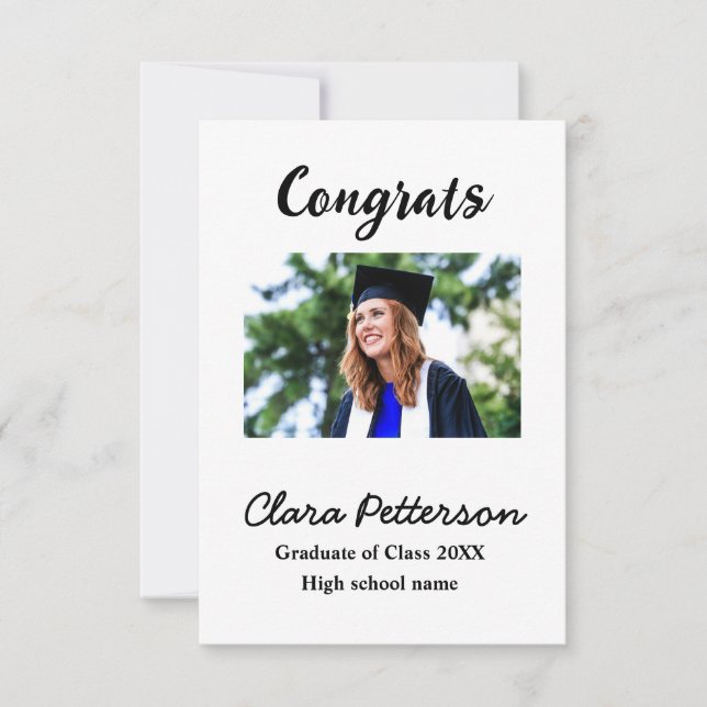 Abschluss fügen Name-Klasse von 20xx-Glückwünschen (Vorderseite)