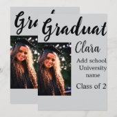 Abschluss fügen Name-Klasse von 20xx-Glückwünschen Einladung (Vorne/Hinten)