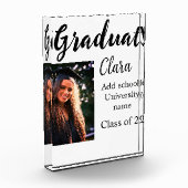 Abschluss fügen Name-Klasse von 20xx-Glückwünschen Fotoblock (Links)