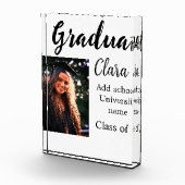 Abschluss fügen Name-Klasse von 20xx-Glückwünschen Fotoblock (Rechts)