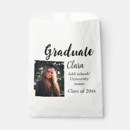 Abschluss fügen Name-Klasse von 20xx-Glückwünschen Geschenktütchen