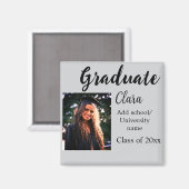 Abschluss fügen Name-Klasse von 20xx-Glückwünschen Magnet (Vorderseite/Rückseite)