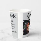 Abschluss fügen Name-Klasse von 20xx-Glückwünschen Pappbecher (Links)