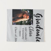 Abschluss fügen Name-Klasse von 20xx-Glückwünschen Wandteppich (Vorderseite (Horizontal))