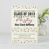 Abschluss Fun Party Einladung 2013 (Stehend Vorderseite)