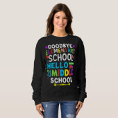 Abschluss für 5. Grade Goodbye Hello Middle SC Sweatshirt (Vorne ganz)