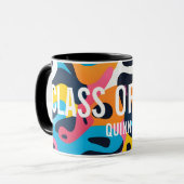 Abschluss für abstrakte Kunst im Jahr 2025 Tasse (Vorderseite Links)