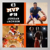 Abschluss für alle Star MVP Player Team-Logos Poster (Vorne)