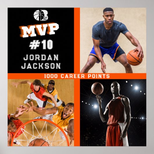 Abschluss für alle Star MVP Player Team-Logos Poster (Vorne)