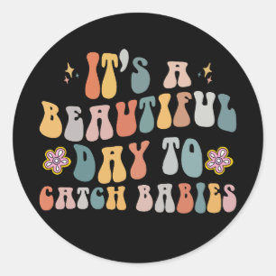 Abschluss für Arbeitskräfte und Krankenversicherun Runder Aufkleber