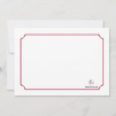 Abschluss für Architektur und Engineering-Foto läd Einladung (Rückseite)