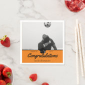 Abschluss für benutzerdefinierte Fotos Serviette (Beispiel)