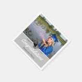 Abschluss für benutzerdefinierte Fotos Serviette (Ecke)