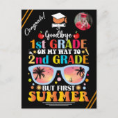 Abschluss für benutzerdefinierte Texte und Bilder  Ankündigungspostkarte (Vorderseite)