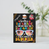 Abschluss für benutzerdefinierte Texte und Bilder  Ankündigungspostkarte (Stehend Vorderseite)