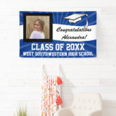 Abschluss für blaues/weißes Foto Banner (Insitu)