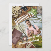 Abschluss für Brown Adventurer Einladung (Vorderseite)