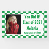 Abschluss für das grüne Foto Banner (Horizontal)