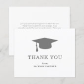 Abschluss für den einfachen Vorstand Vielen Dank (Vorne/Hinten)