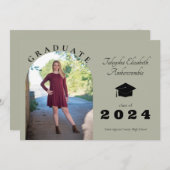 Abschluss für den Gymnasium Ankündigung (Vorne/Hinten)