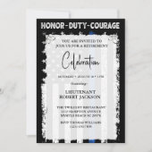 Abschluss für die Einziehung von Polizeibeamten Ge Einladung (Vorderseite)