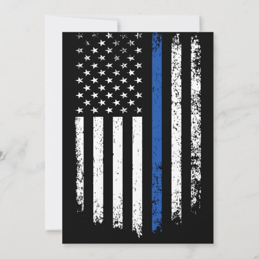 Abschluss für die Einziehung von Polizeibeamten Ge Einladung (Rückseite)