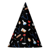 Abschluss für die Krankenpflege von Black Medical Partyhütchen (Links)