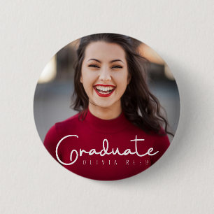 Abschluss für die Schwarze Neukalligrafie Button