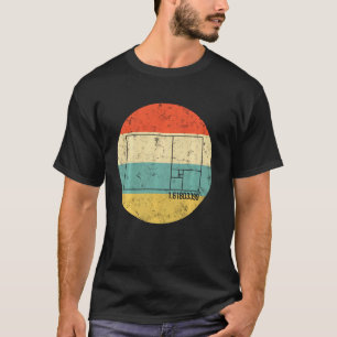 Abschluss für die Vintage Goldene Ratio T-Shirt