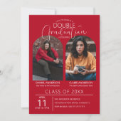 Abschluss für ein zweistufiges Foto Einladung (Vorderseite)