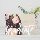 Abschluss für einfachen Grad-Script Ankündigung (Stehend Vorderseite)