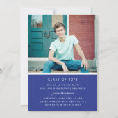 Abschluss für Farbblöcke laden Einladung (Vorderseite)