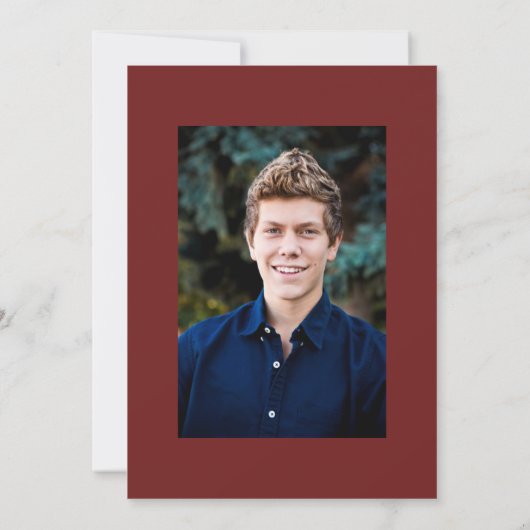 Abschluss für Farbblöcke laden Einladung (Rückseite)