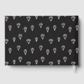 Abschluss für Foto und Diamanten Gästebuch (Rückseite)