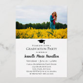 Abschluss für gerundete Skripte vor/zurück des Fot Folieneinladung (Rückseite)