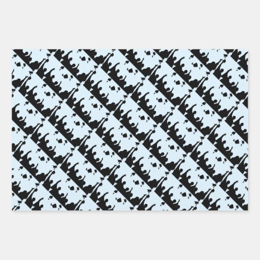 Abschluss für geschlossen Studierende Geschenkpapier Set (Vorderseite)